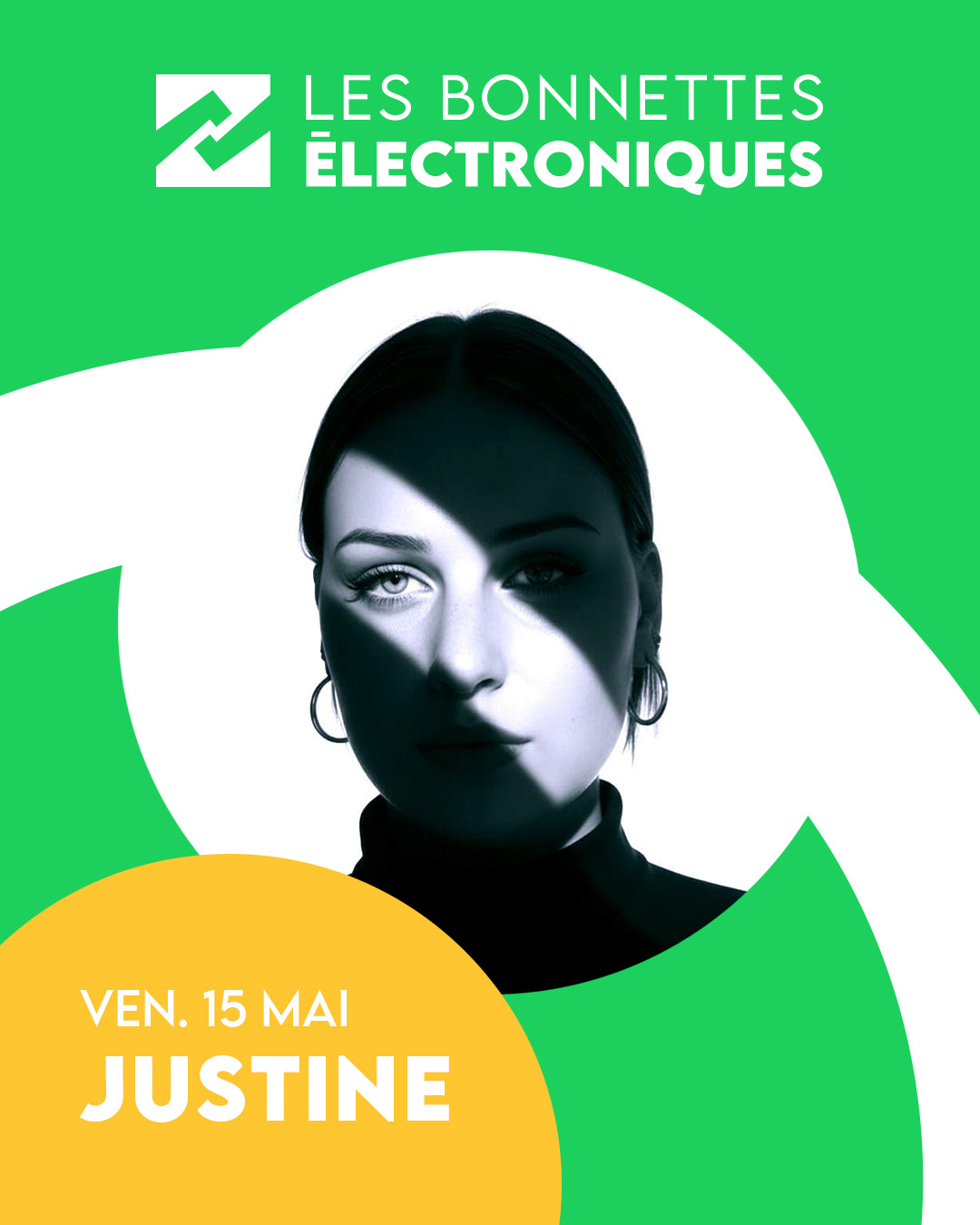 JUSTINE - Minimal Techno - Les Bonnettes Électroniques 2026